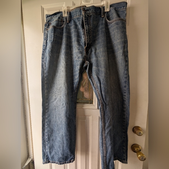 Levi's 559 Regular Men's Blue Jeans W42 L30 - Picture 1 of 3